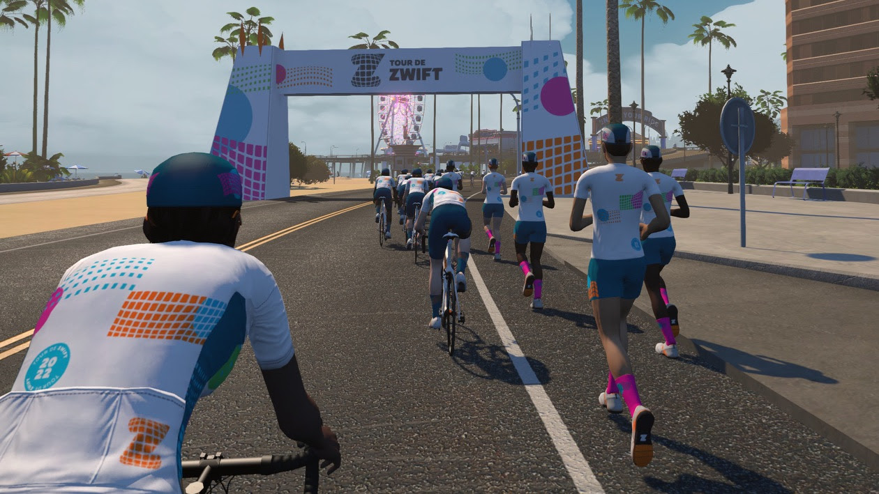 Tour de Zwift 2022 Zwiften.de