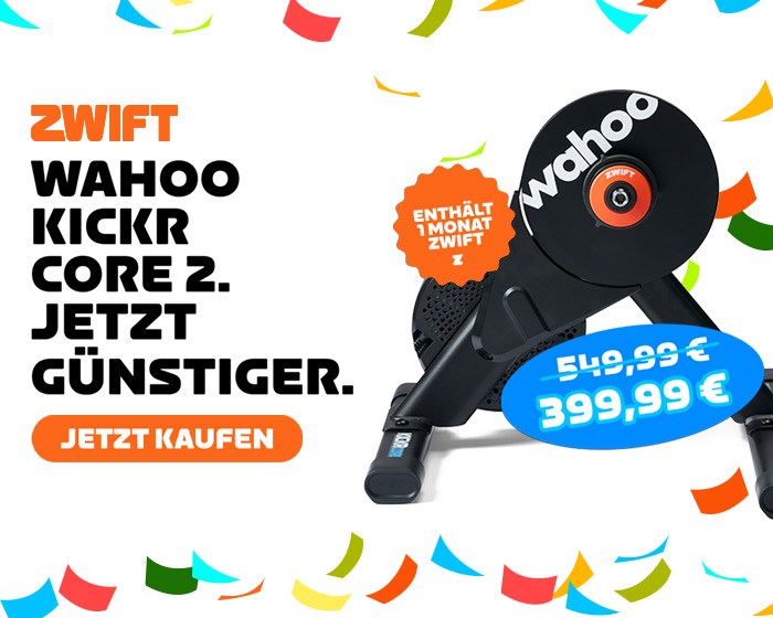 Kickr Core 2 mit Zwift Cog & Click im Februar Angebot